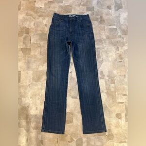 Big Boy’s Retro Wrangler Slim Straight Jeans Size 18 Slim